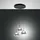 Fabas Luce Lucille 3-flg. 21W 60 cm grau transparent