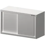 Stalgast Hängeschrank mit Schiebetüren, 800x300x600 mm, verschweißt