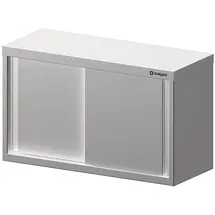 Stalgast Hängeschrank mit Schiebetüren, 800x300x600 mm, verschweißt