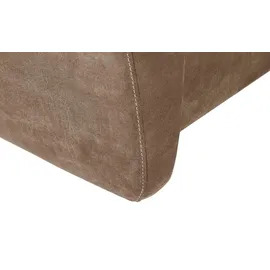 HIMOLLA Eckcouch Leder 2-Sitzer Braun