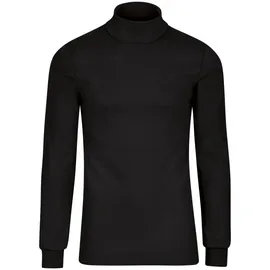 TRIGEMA Rollkragenshirt Schwarz M