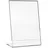 HMF 46932 Acryl Tischaufsteller schräg, DIN A5 Hochformat, Glasklar