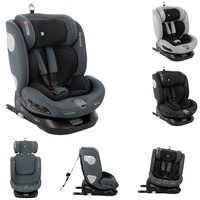 Kikkaboo Kindersitz i-Moove i-Size (40-150cm) Isofix 360-Grad-Drehung Kopfstütze grau