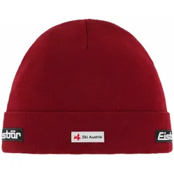 Renan RL SKA Unisex Beanie mit Umschlag, Weinrot (Burgund)