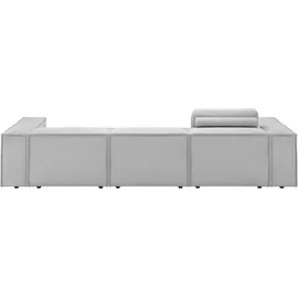 Home Affaire 3,5-Sitzer HOME AFFAIRE "Watertown, modernes Big-Sofa XXL, 336 cm Breite, auch in Feincord", grau (light, grau), B:336cm H:68cm T:98cm, 94% Polyester, 6% Nylon, Sofas, Riesiges Designersofa mit viel Platz & weichen Bezügen in Trendfarben