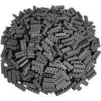 LEGO LEGO® 1x4 Mauersteine Dunkelgrau - 15533 NEU! Menge