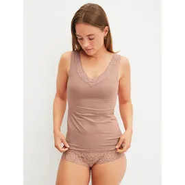 CALIDA Natural Comfort Lace Tanktop Timeless Taupe M