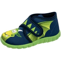 Fischer Markenschuh Hausschuhe Blau 20