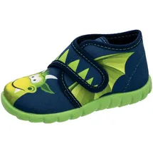 Fischer Markenschuh Hausschuhe Blau 20