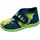 Fischer Markenschuh Hausschuhe Blau 20