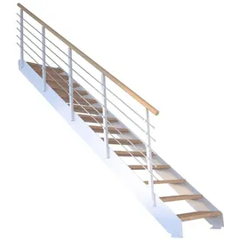starwood treppen Wangentreppe Kos 106 cm Holz/Metall 220-280 cm