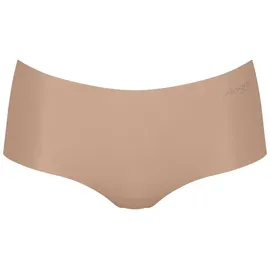 SLOGGI Damen Shorts, 2er Pack nahtlos, gewellte Abschlüsse hinten, Microfaser, braun