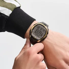 adidas Uni Uhr DIGITAL Athletics One Kunststoff grau transparent AOFH25004