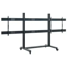Hagor comPROnents® Standsystem mobil für 2 Displays 75-86 Zoll