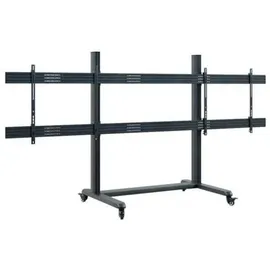 Hagor comPROnents® Standsystem mobil für 2 Displays 75-86 Zoll