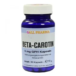 Beta Carotin 5 mg Kapseln