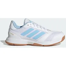 adidas Ligra 8 Indoor Herren Cloud White/Clear Sky/Gold Metallic 40
