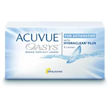 Acuvue Oasys for Astigmatism 6 Linsen) – Oxynate Peroxide 380 ml mit Behälter PWR:-4.5, BC:8.6, DIA:14.5, CYL:-1.25, AXIS:80
