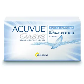 Acuvue Oasys for Astigmatism 6 Linsen) – Oxynate Peroxide 380 ml mit Behälter PWR:-4.5, BC:8.6, DIA:14.5, CYL:-1.25, AXIS:80