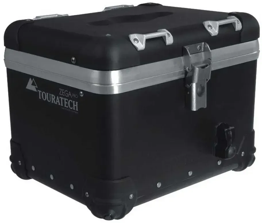 Touratech Zega Pro 38l Anodized Rapid-trap Without Lock Motorradkoffer - Black - One Size