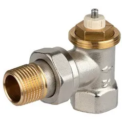 Resideo SX Thermostatventil mit Voreinstellung, vernickelt, Eck 3/8"