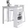 Akord Bartisch 115 x 103 x 50 cm Weiß/Sonoma Eiche