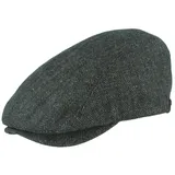 Balke Schiebermütze Flatcap leicht und wärmend in Fischgrät-Muster grau 62