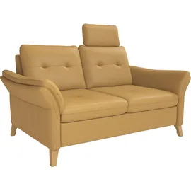 sit&more 3-Sitzer SIT & MORE "Göteborg", gelb (curry), B:191cm H:90cm T:102cm, Sofas, inklusive Sitztiefenverstellung und Federkern
