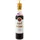 SIKORA Rotwein Flasche besondere Weihnachtskugel Glas Christbaumschmuck Deko Figur Weihnachten Anhänger Ornament - Trend Line - BS638