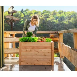 Westmann Hochbeet Klassik 100 100 x 65 x 66 cm Natur