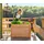 Westmann Hochbeet Klassik 100 100 x 65 x 66 cm Natur