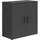 milino Kommode Multi-Stauraum 80 x 83 x 40 cm Anthrazit