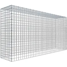 Gabiona C-Ring-Gabione-Anbaukorb Typ 3 100 x 200 x 40 cm Maschenw 5 x 5 cm