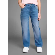 delmao Loose-fit-Jeans in blue stone washed), | Gr.: 182