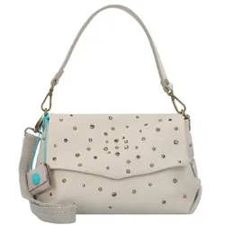 Gabs Guadalupe Bull Schultertasche Leder 28 cm  beige