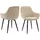 SalesFever Armlehnstuhl Cord-Optik beige 2er Set