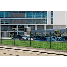 GAH Alberts Alberts Doppelstabmattenzaun-Grundset, Länge 10 m, zum Einbetonieren