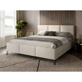 Mirjan24 Polsterbett Beige, Textil, Rechteckig, 140x200 cm, Schlafzimmer, Betten, Polsterbetten