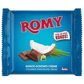 schokolade-tafel Romy gefüllte Milchschokolade mit Kokoscreme 200 g