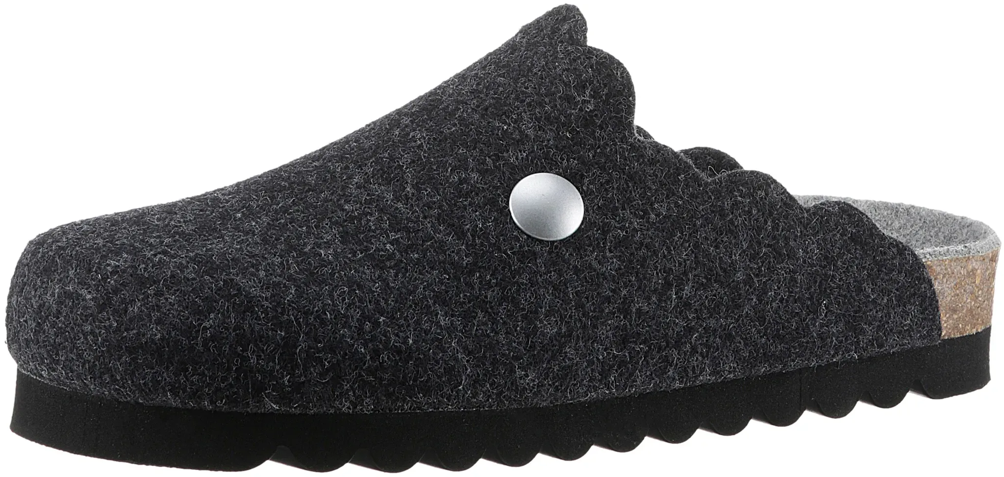 BIO Life Clog »Habana«, Hausschuh, Homeslipper mit modischem Schaftabschluss BIO Life schwarz 39