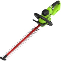Greenworks 24V Akku-Heckenschere, 56cm Doppelseitige Klinge, Schneidet Äste und
