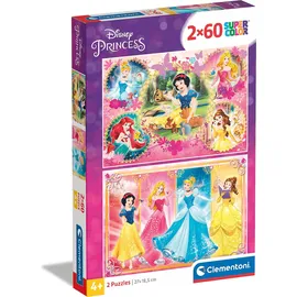 CLEMENTONI Disney Princess 2x60 pcs. Puzzles Kids Special Collection