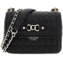 GUESS Schultertasche Nadira Mini Convertible Xbody Flap Bag Black