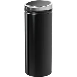 Homcom Sensor Mülleimer 50 l Schwarz