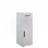 Vicco Midischrank Irma Weiß Hochglanz 30 x 81 cm