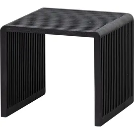 Woood Willa Schwarz Teak 40 x 40 x 43 cm