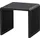 Woood Willa Schwarz Teak 40 x 40 x 43 cm