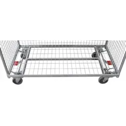 VARIOfit Zentrale Fußbremse EasySTOP beidseitig bedienbar 4 Räder gebremst
