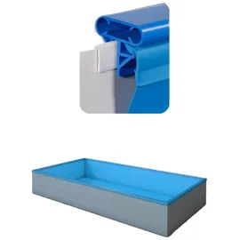 Evolution Poolfolie Rechteck 0,8 mm, Keilbiese 800 x 450 x 120 cm