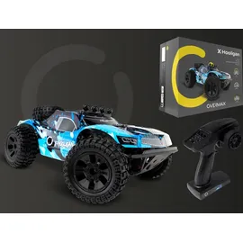 Overmax X-Hooligan Großes Schnelles Ferngesteuertes Auto, Maßstab 1:10, Geschwindigkeit 50 km/h Reichweite 100 Meter, 4x4-Antrieb 40 Minuten Fahrspaß LED-Beleuchtung